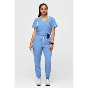 {SET} Ceil Blue Figs Catarina One Pocket Top and Zamora Joggers S